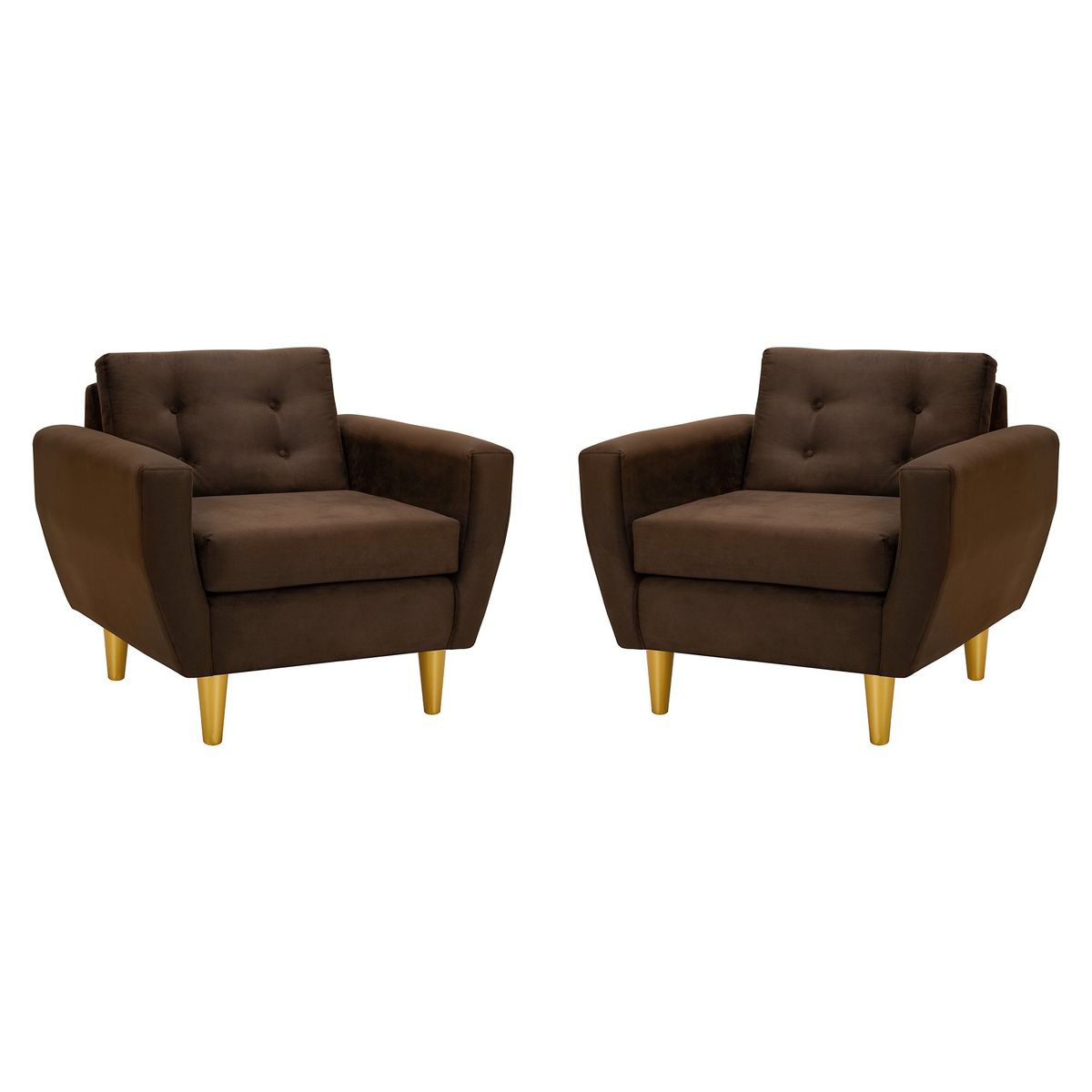 BODEVIR - Set Sofa Bote 1C Felpa 01 Chocolate