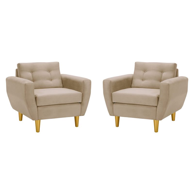 BODEVIR - Set Sofa Bote 1C Felpa 01 Beige