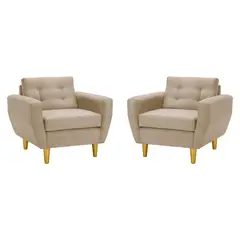 BODEVIR - Set Sofa Bote 1C Felpa 01 Beige