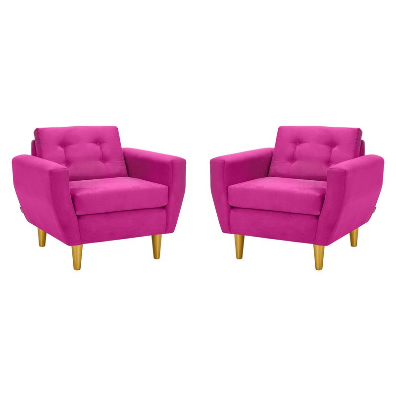 BODEVIR - Set Sofa Bote 1C Felpa 01 Fucsia
