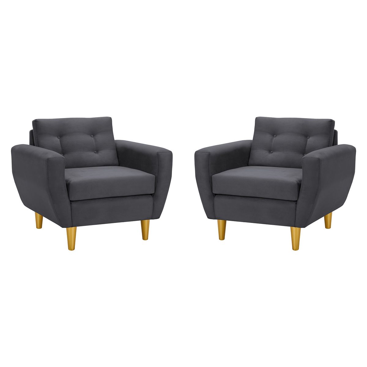 BODEVIR - Set Sofa Bote 1C Felpa 01 Gris