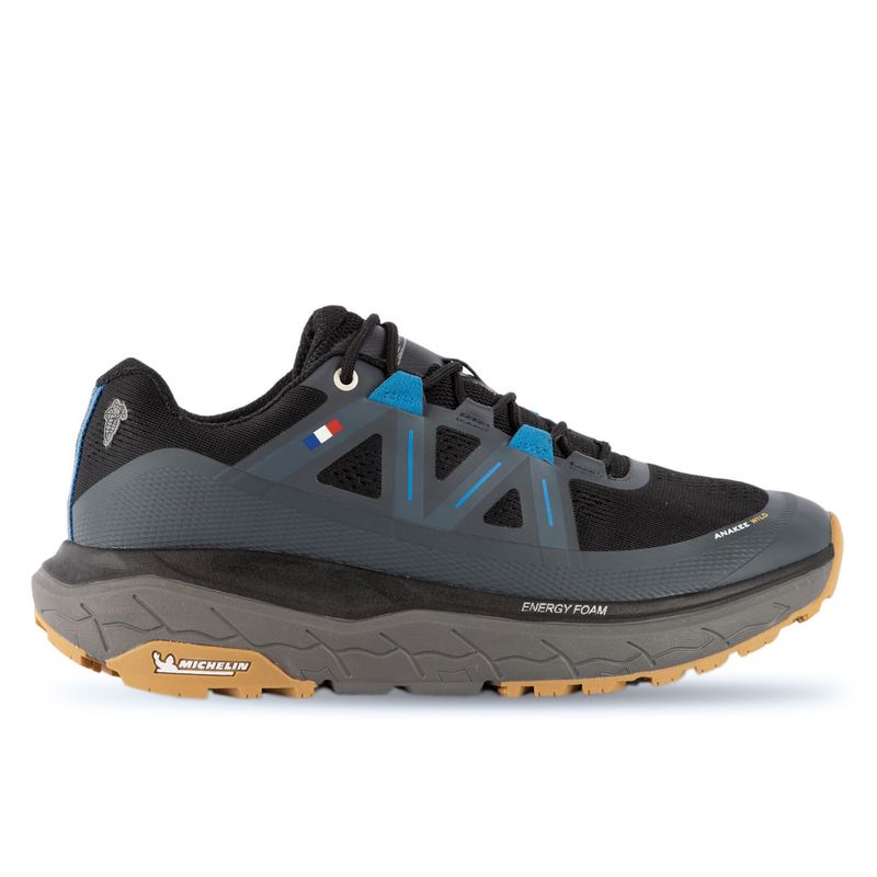 MICHELIN FOOTWEAR - Zapatillas Trail Running Hombre Negro Y Azul  Michelin Aw02