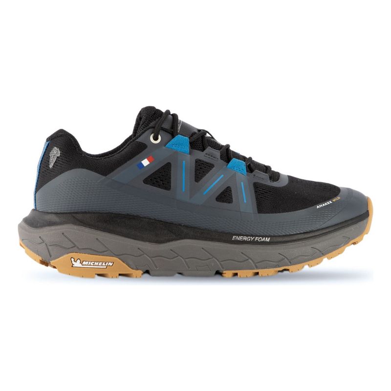 MICHELIN FOOTWEAR - Zapatillas Trail Running Hombre Negro Y Azul  Michelin Aw02
