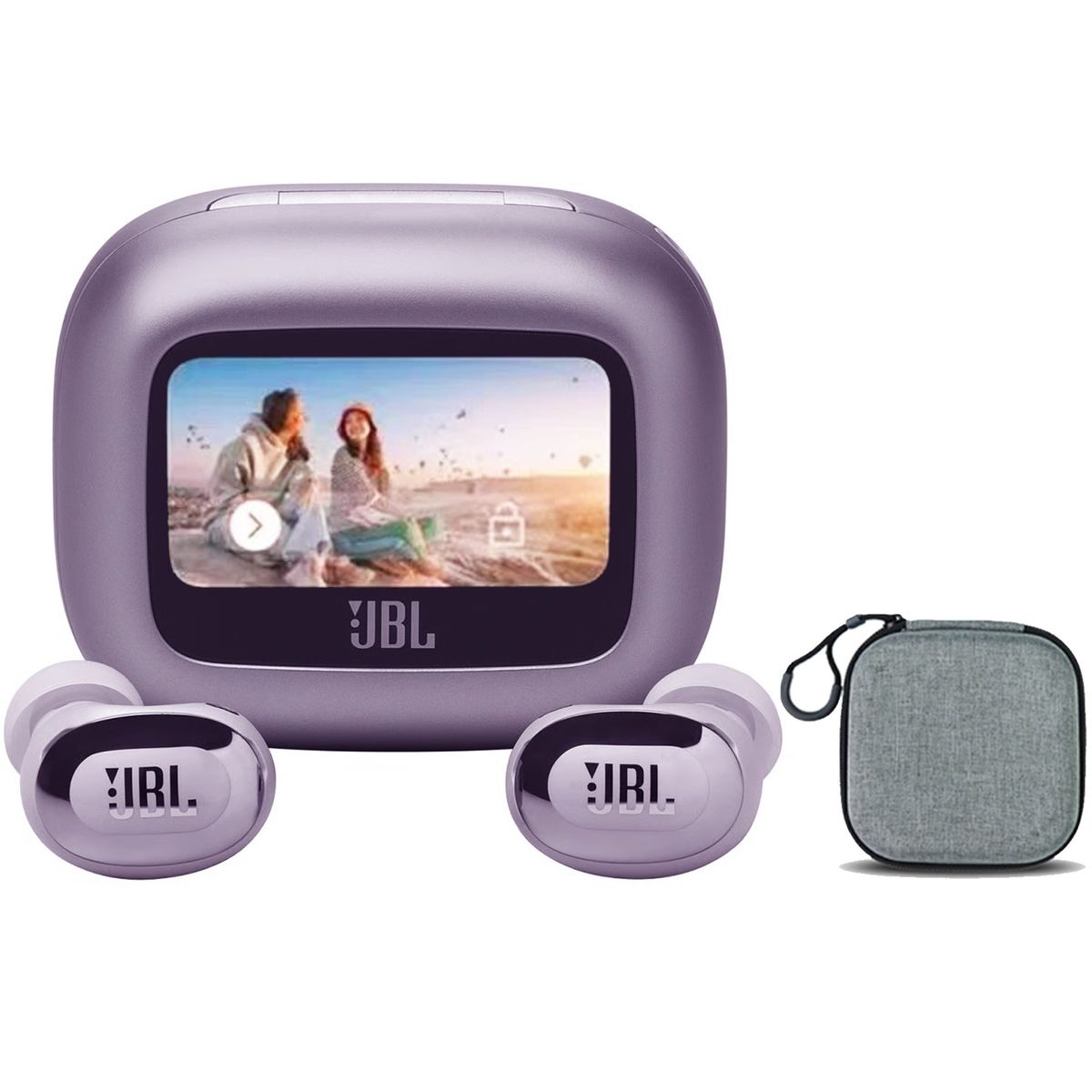 JBL - Audífonos Bluetooth JBL Live Buds 3 ANC Morado Y Estuche