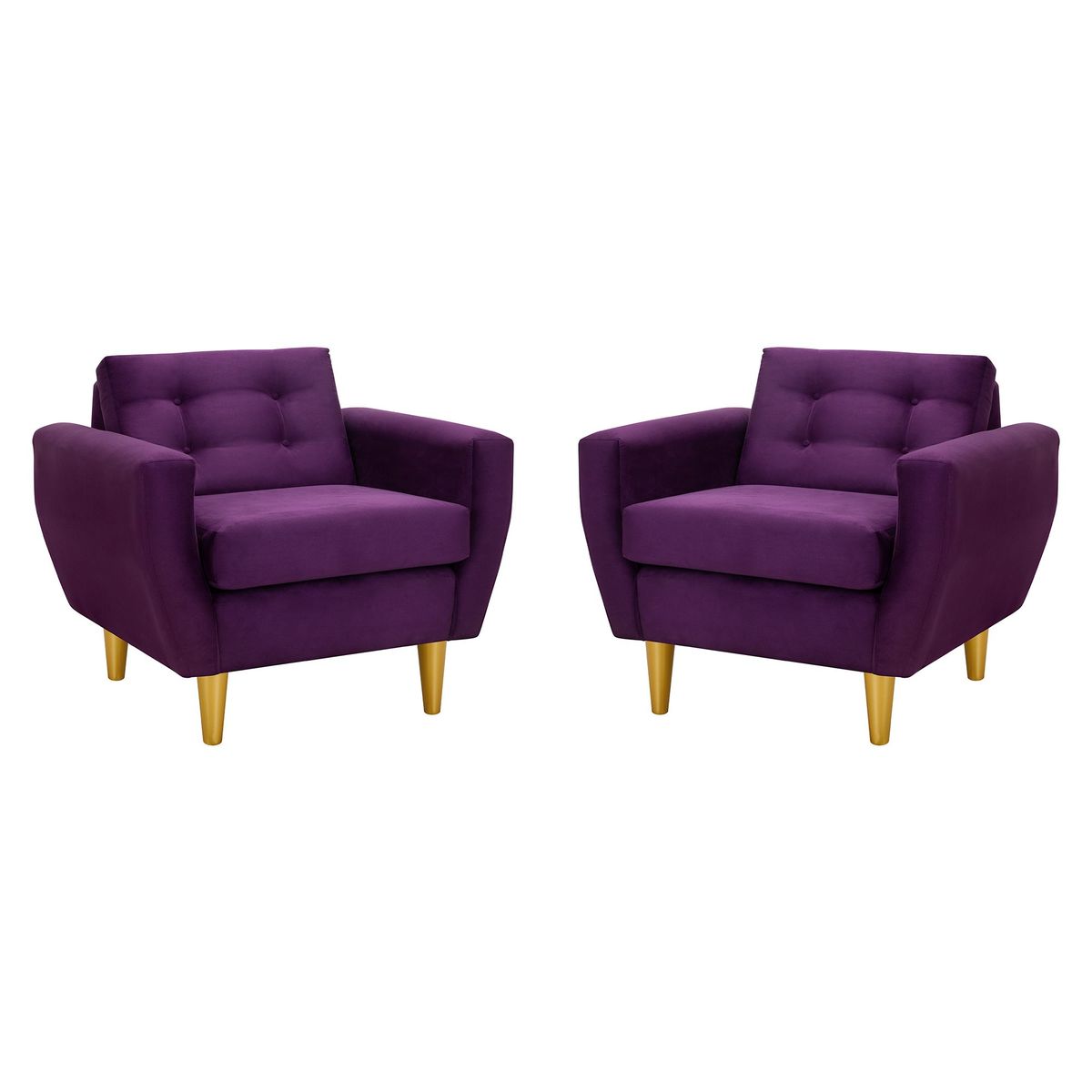 BODEVIR - Set Sofa Bote 1C Felpa 01 Morado