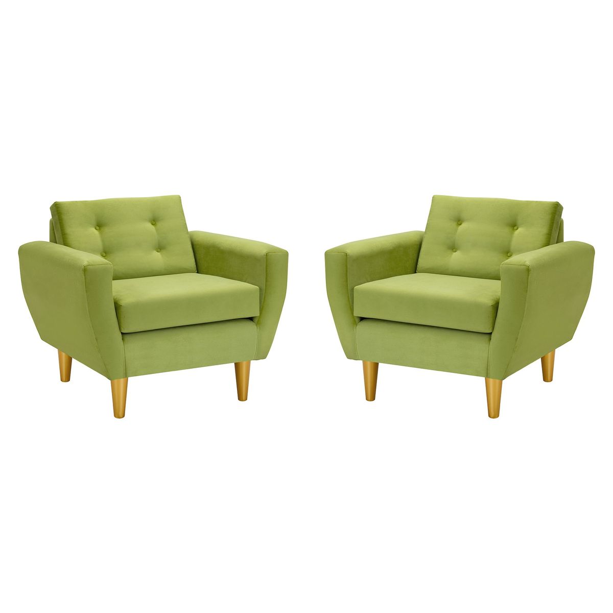 BODEVIR - Set Sofa Bote 1C Felpa 01 Pistacho