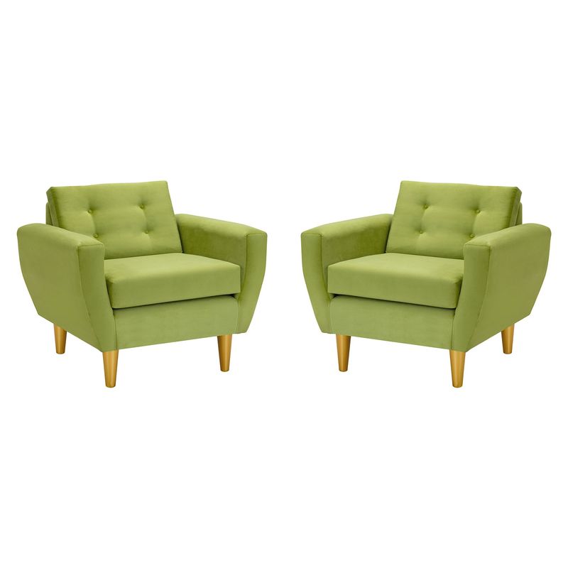 BODEVIR - Set Sofa Bote 1C Felpa 01 Pistacho