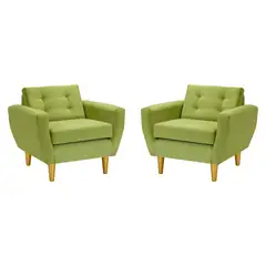 BODEVIR - Set Sofa Bote 1C Felpa 01 Pistacho