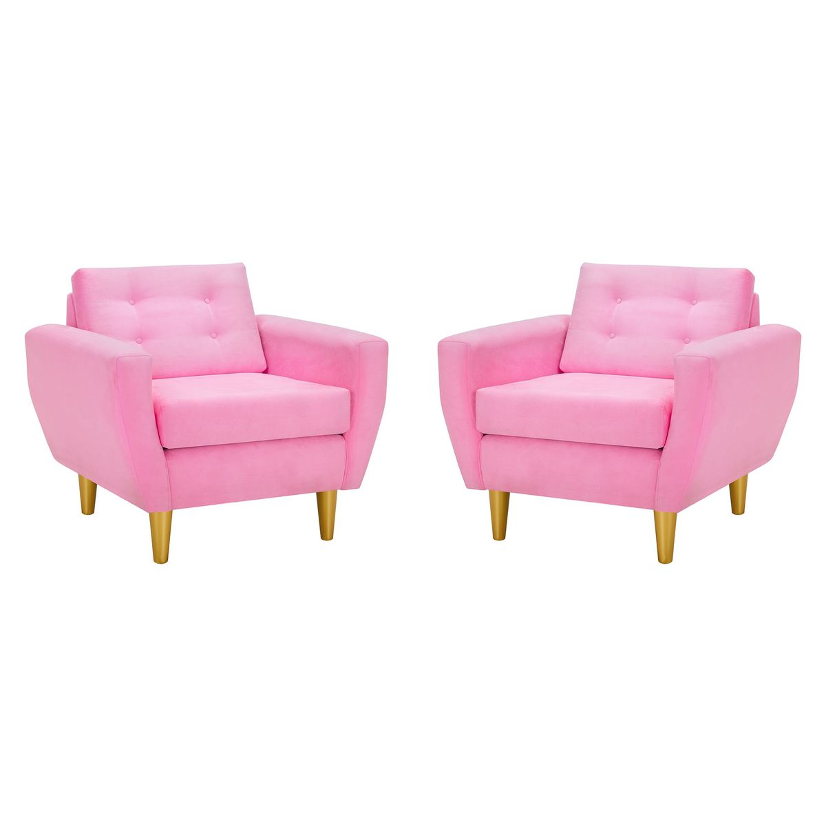 BODEVIR - Set Sofa Bote 1C Felpa 01 Rosado