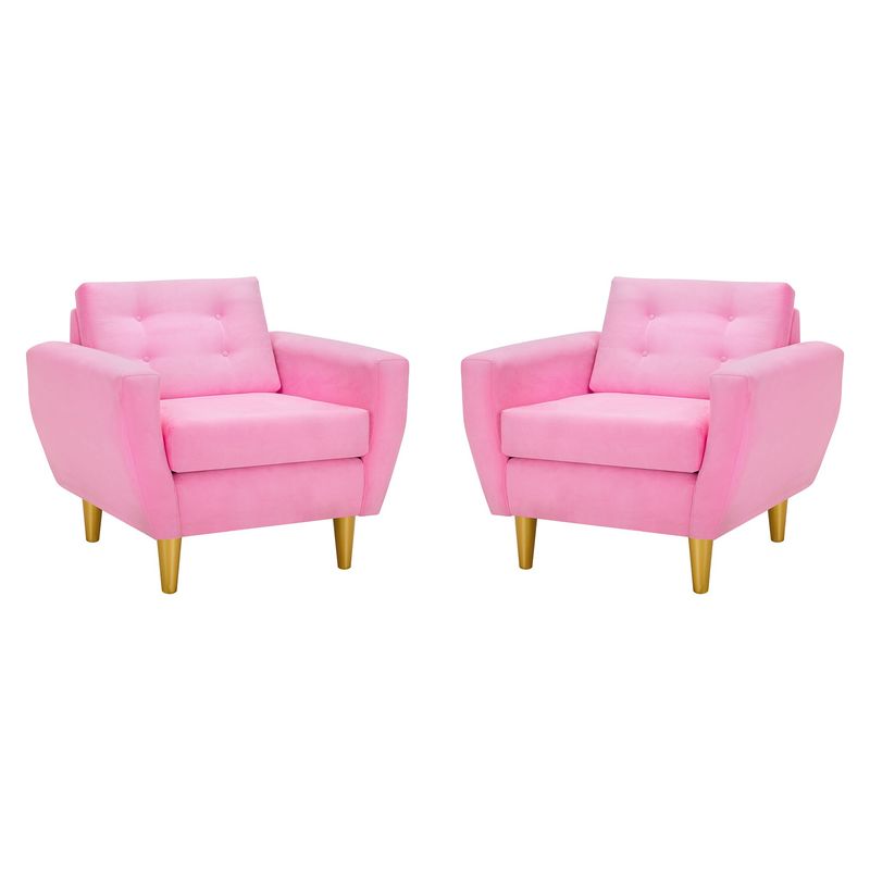 BODEVIR - Set Sofa Bote 1C Felpa 01 Rosado