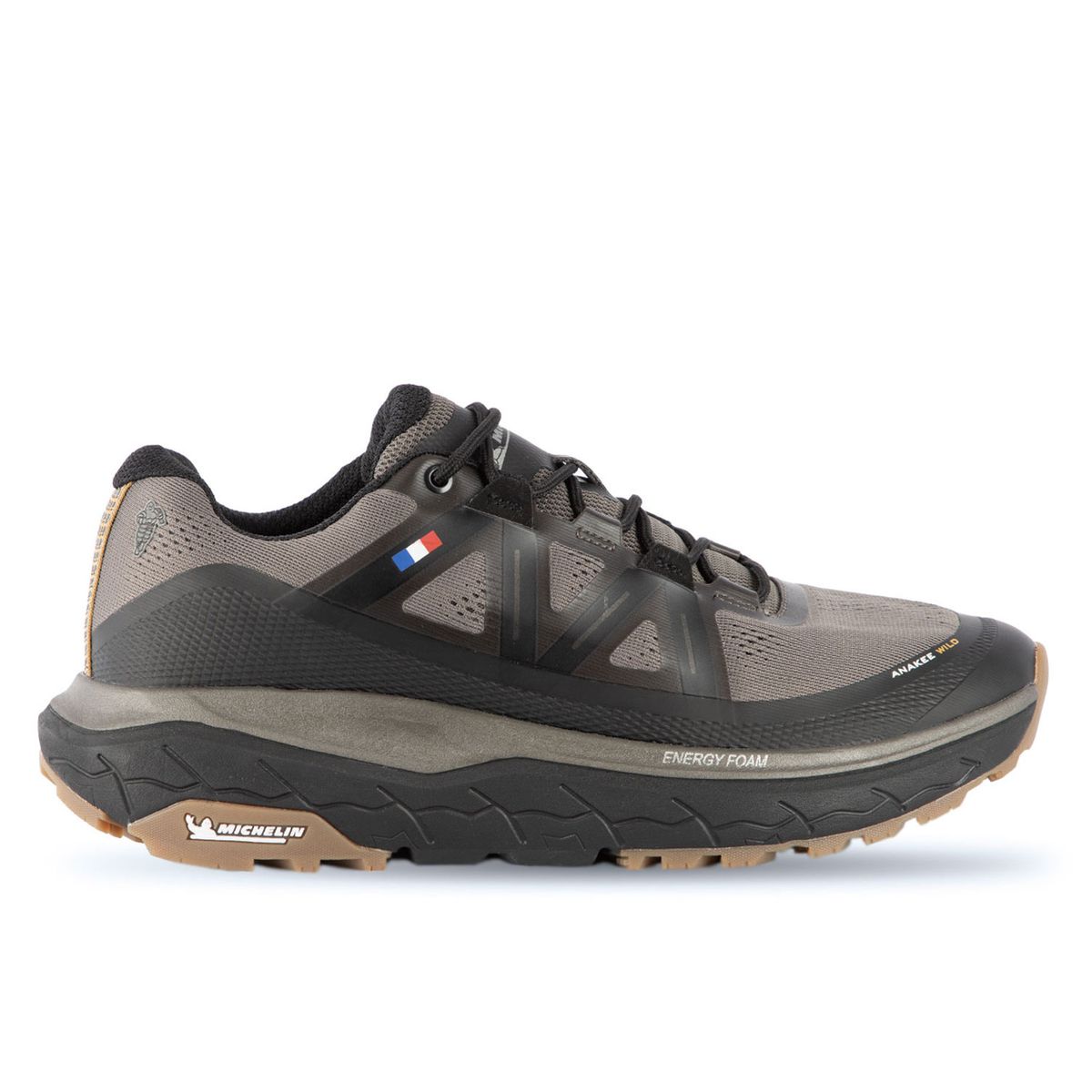 MICHELIN FOOTWEAR - Zapatilla Trail Running Hombre Negro Y Gris Michelin Aw02