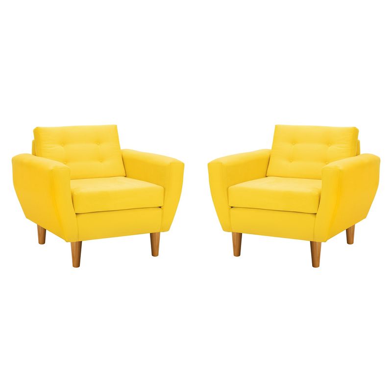 BODEVIR - Set Sofa Bote 1C Felpa 04 Amarillo