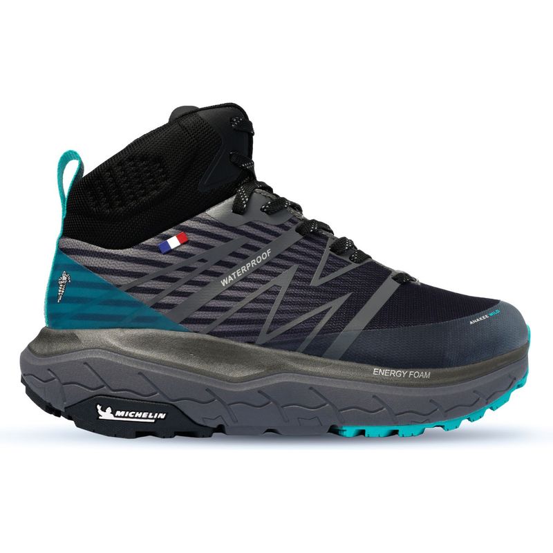 MICHELIN FOOTWEAR - Botín Impermeable Caña Alta Hombre Gris Oscuro Michelin Aw04