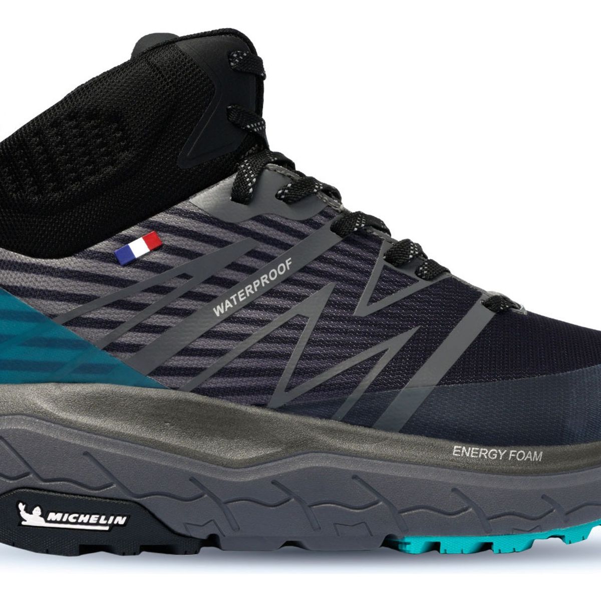 MICHELIN FOOTWEAR - Botín Impermeable Caña Alta Hombre Gris Oscuro Michelin Aw04