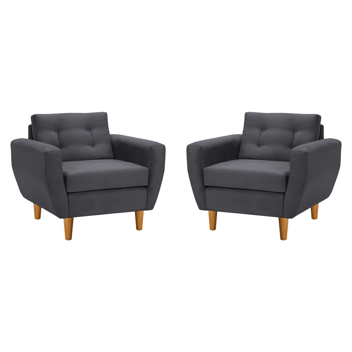 BODEVIR - Set Sofa Bote 1C Felpa 04 Gris