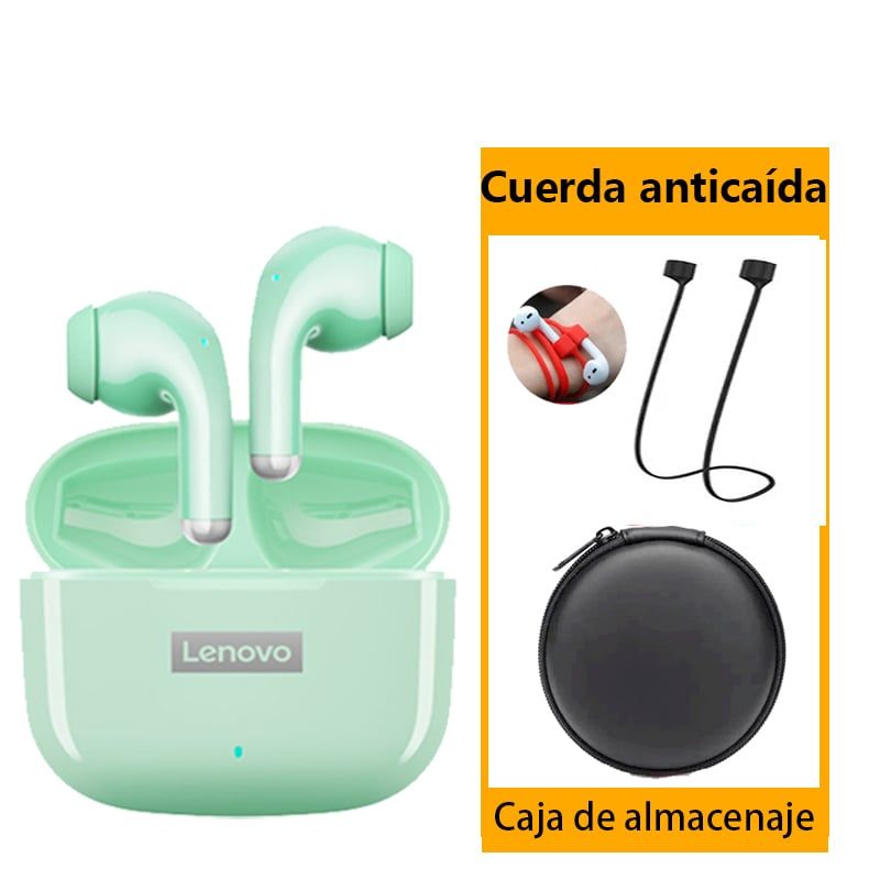 LENOVO - Audífonos Lenovo LP40 Pro - Verde + Estuche