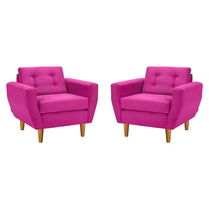 BODEVIR - Set Sofa Bote 1C Felpa 04 Fucsia