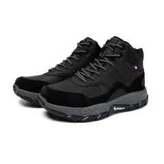 MICHELIN FOOTWEAR - Botín Impermeable Caña Alta Hombre Negro Gris Michelin Df06