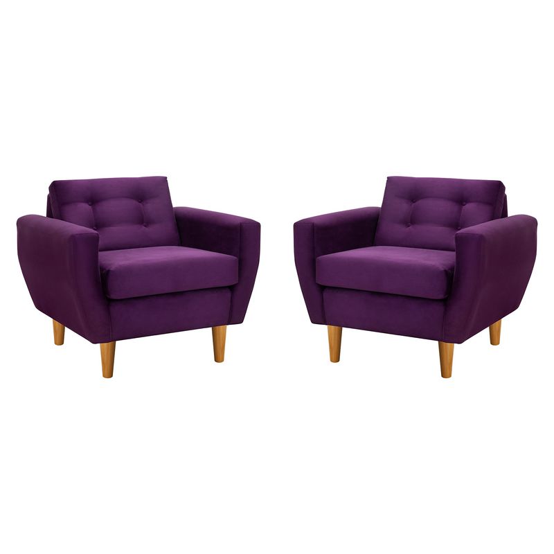 BODEVIR - Set Sofa Bote 1C Felpa 04 Morado