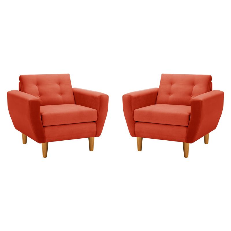 BODEVIR - Set Sofa Bote 1C Felpa 04 Naranja