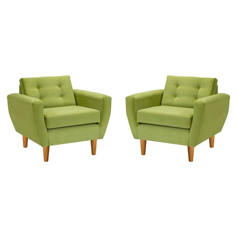 BODEVIR - Set Sofa Bote 1C Felpa 04 Pistacho