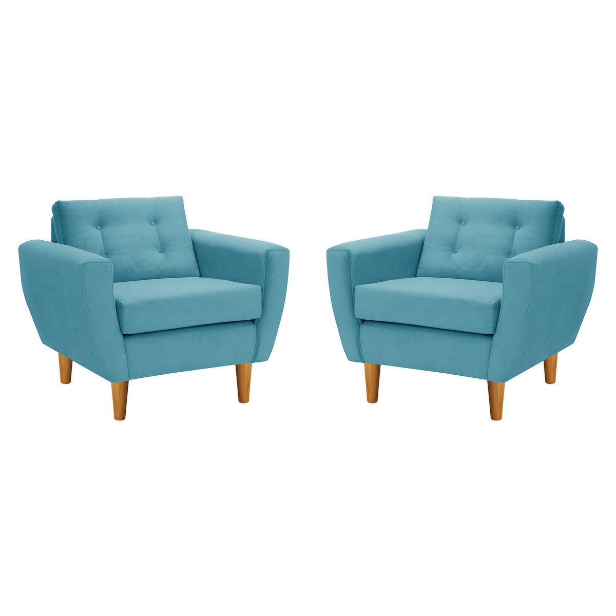 Set Sofa Bote 1C Felpa 04 Turquesa, marca BODEVIR - Foto Principal