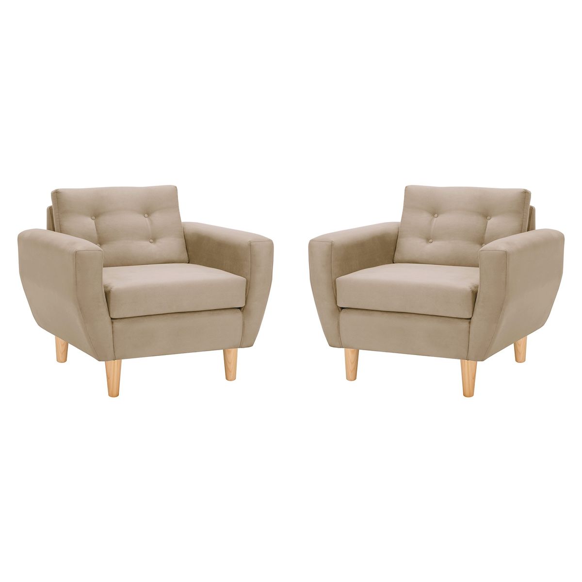 BODEVIR - Set Sofa Bote 1C Felpa 05 Beige