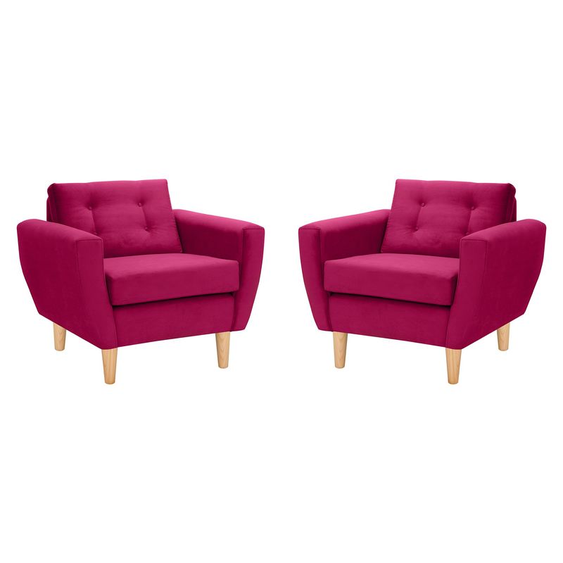 BODEVIR - Set Sofa Bote 1C Felpa 05 Burdeo