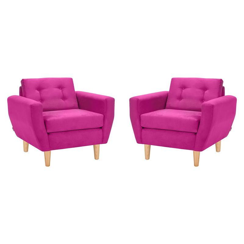 BODEVIR - Set Sofa Bote 1C Felpa 05 Fucsia