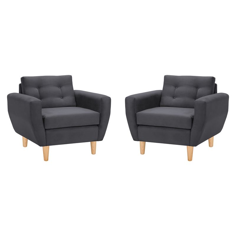 BODEVIR - Set Sofa Bote 1C Felpa 05 Gris