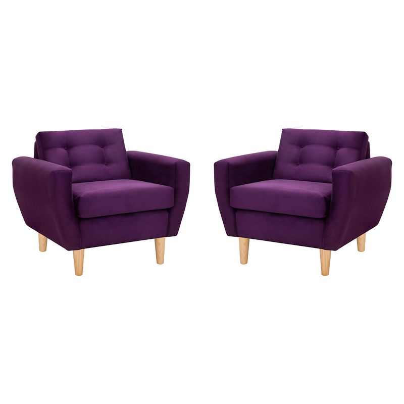 BODEVIR - Set Sofa Bote 1C Felpa 05 Morado