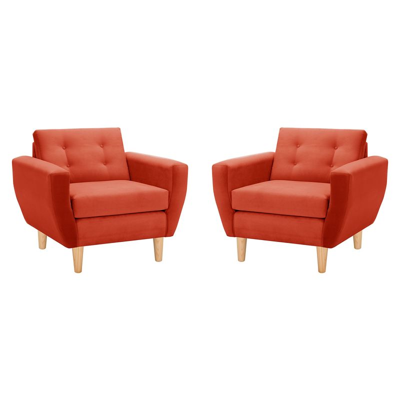 BODEVIR - Set Sofa Bote 1C Felpa 05 Naranja