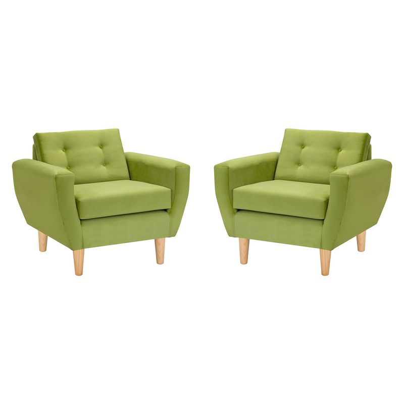 BODEVIR - Set Sofa Bote 1C Felpa 05 Pistacho