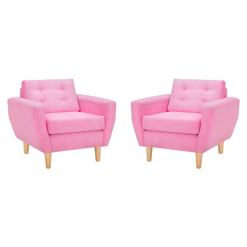 BODEVIR - Set Sofa Bote 1C Felpa 05 Rosado