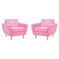 BODEVIR - Set Sofa Bote 1C Felpa 05 Rosado