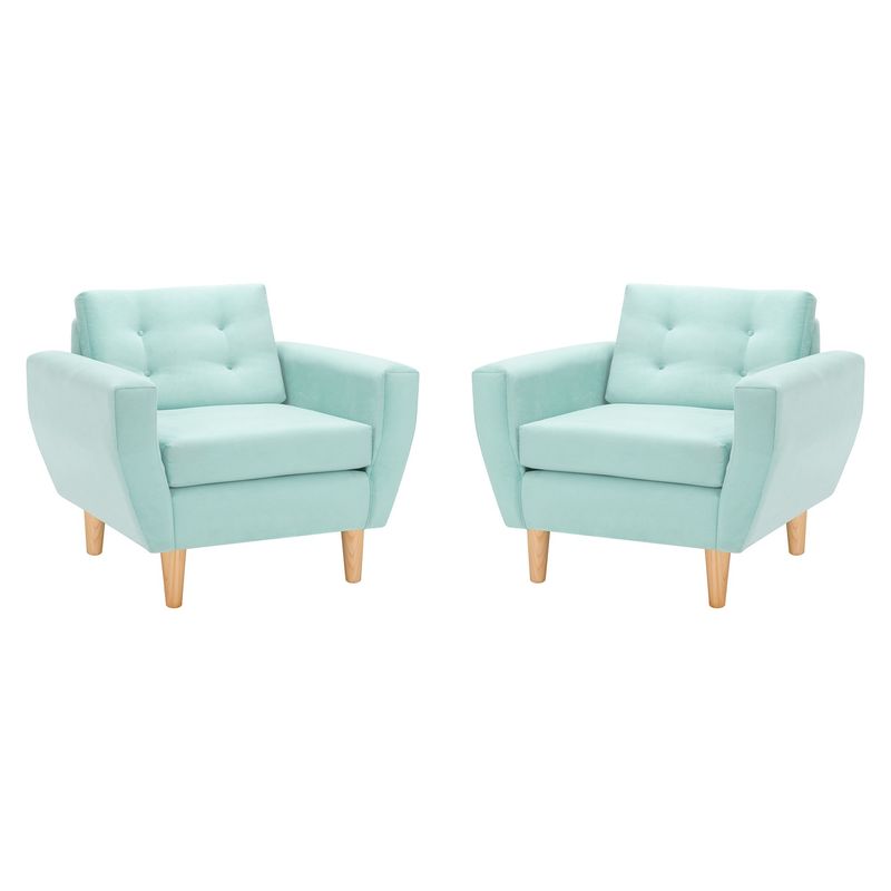 BODEVIR - Set Sofa Bote 1C Felpa 05 Verde Agua