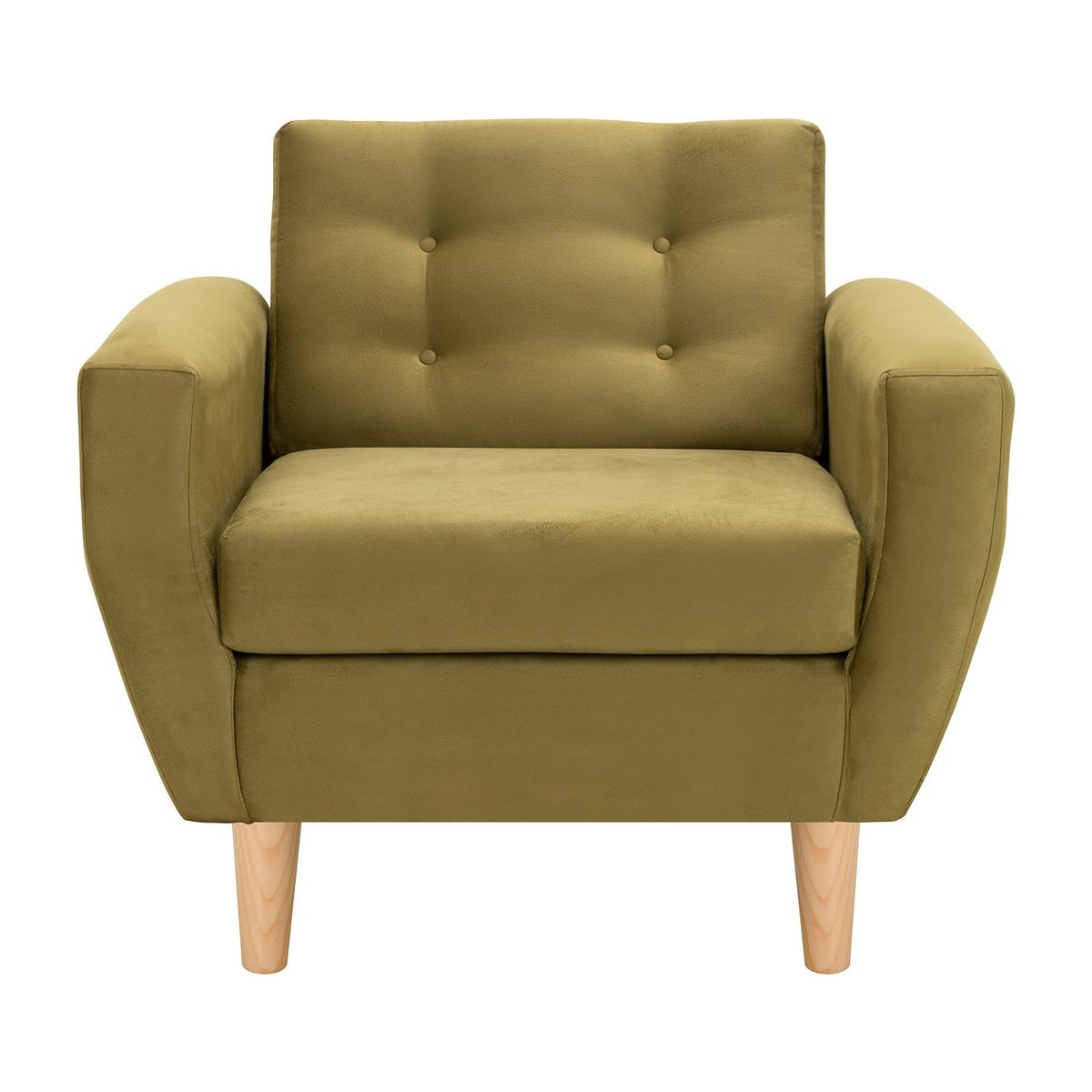 BODEVIR - Set Sofa Bote 1C Felpa 05 Verde Musgo