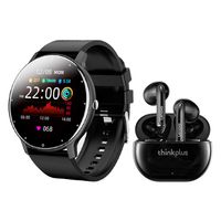 Audífonos xt93 de tws y toumi fit 2 watch-Negro