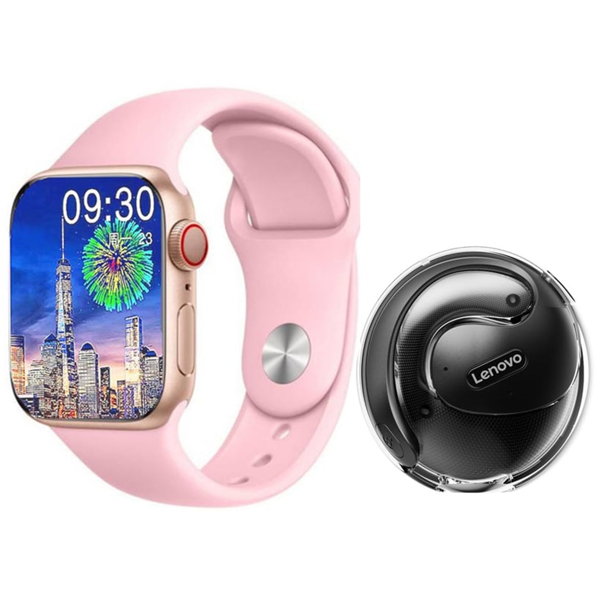 LENOVO - Audífonos Lenovo X15 PRO-Negro y Toumi S9 Pro-P Reloj inteligente