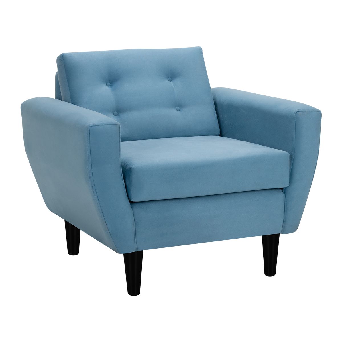 BODEVIR - Sofa Bote 1C Felpa 00 Azul Petroleo