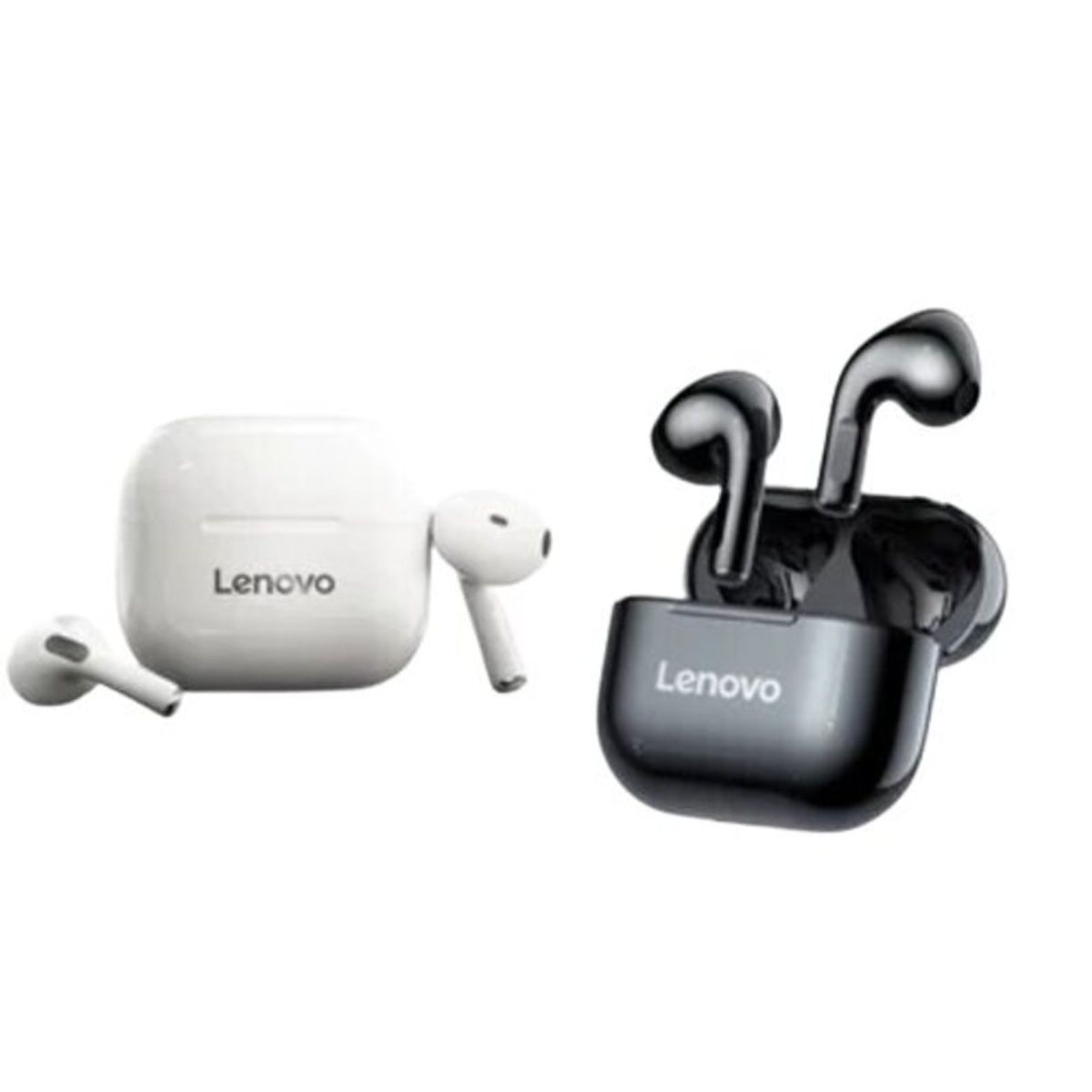 LENOVO - Audífonos Bluetooth Lenovo LP40 Tws - Negro y Blanco