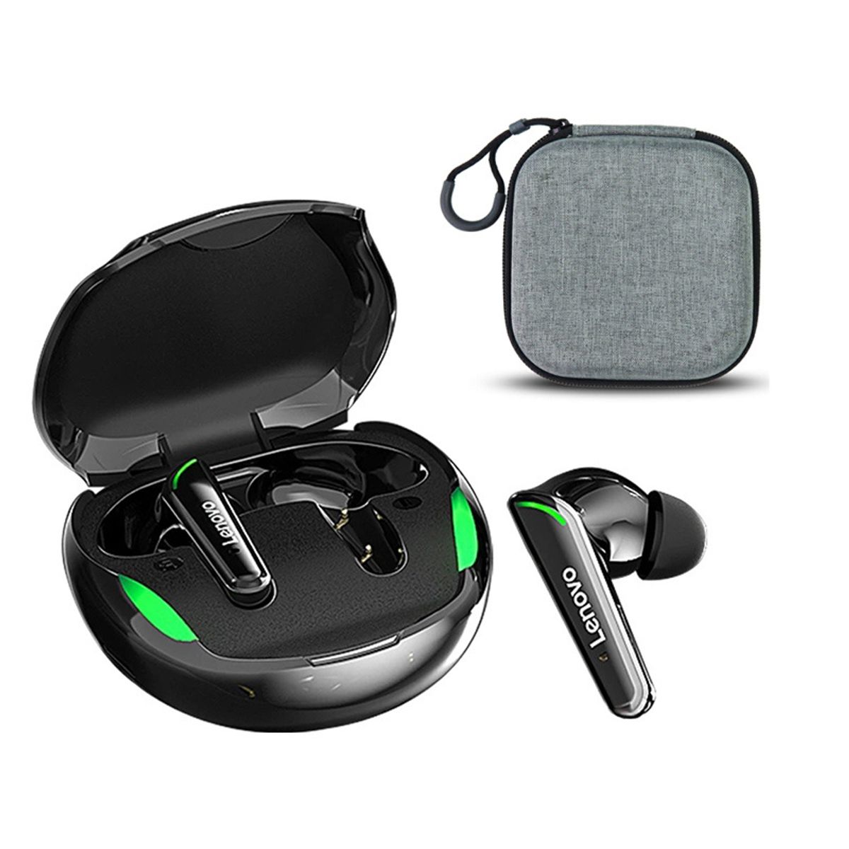 LENOVO - Audífonos Lenovo XT92 Gaming Bluetooth - Negro