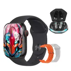 LENOVO - Audífonos GM2 PRO Negro y Toumi watch N9 Max-B Reloj inteligente