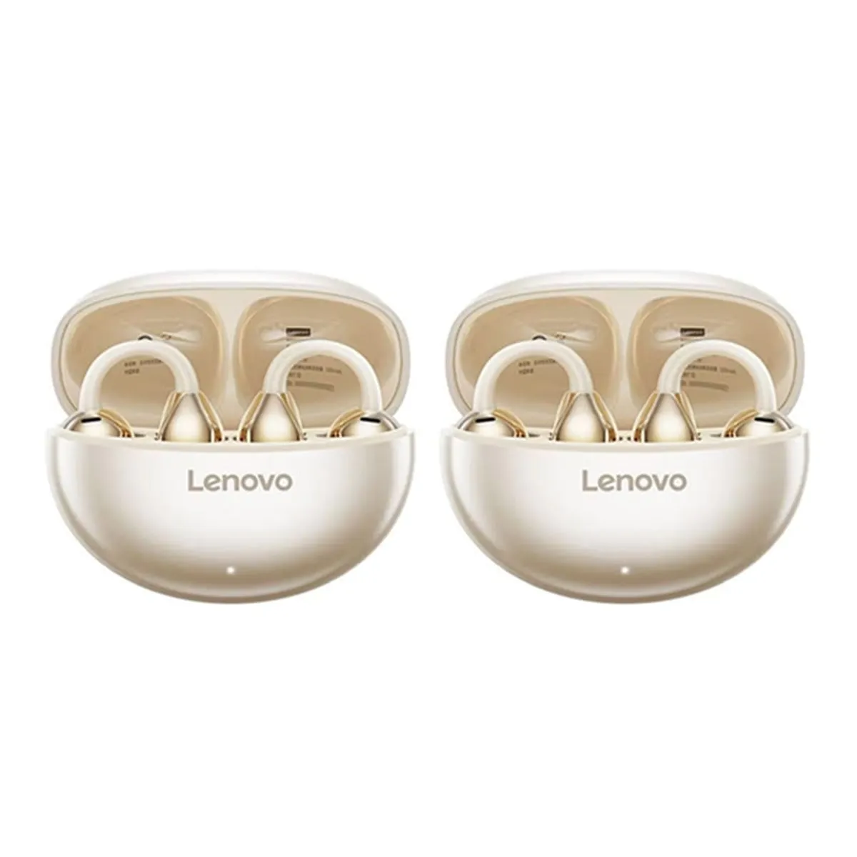 LENOVO - Set 2 De Audífonos Lenovo TA140  Tws Auriculares Bluetooth 54-Blanco