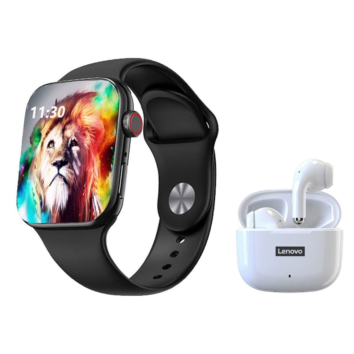 LENOVO - Audífonos Lenovo LP40 De Tws y Toumi S9 PRO Watch Reloj inteligente