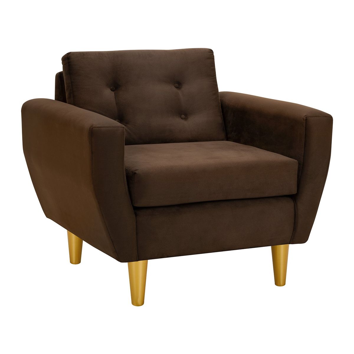 BODEVIR - Sofa Bote 1C Felpa 01 Chocolate