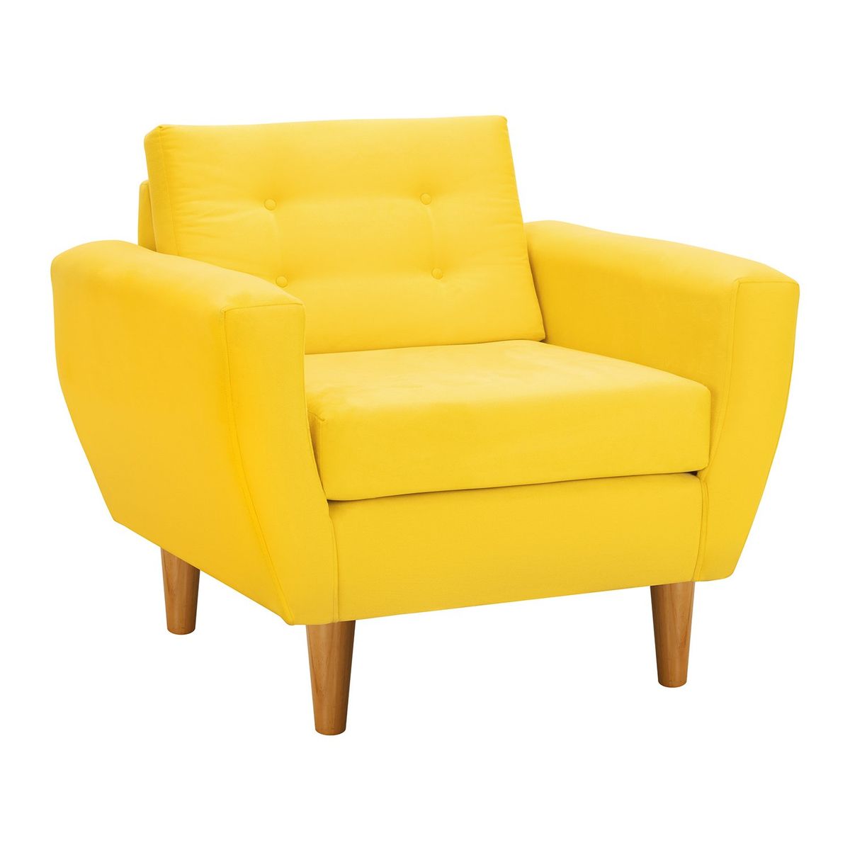 BODEVIR - Sofa Bote 1C Felpa 04 Amarillo