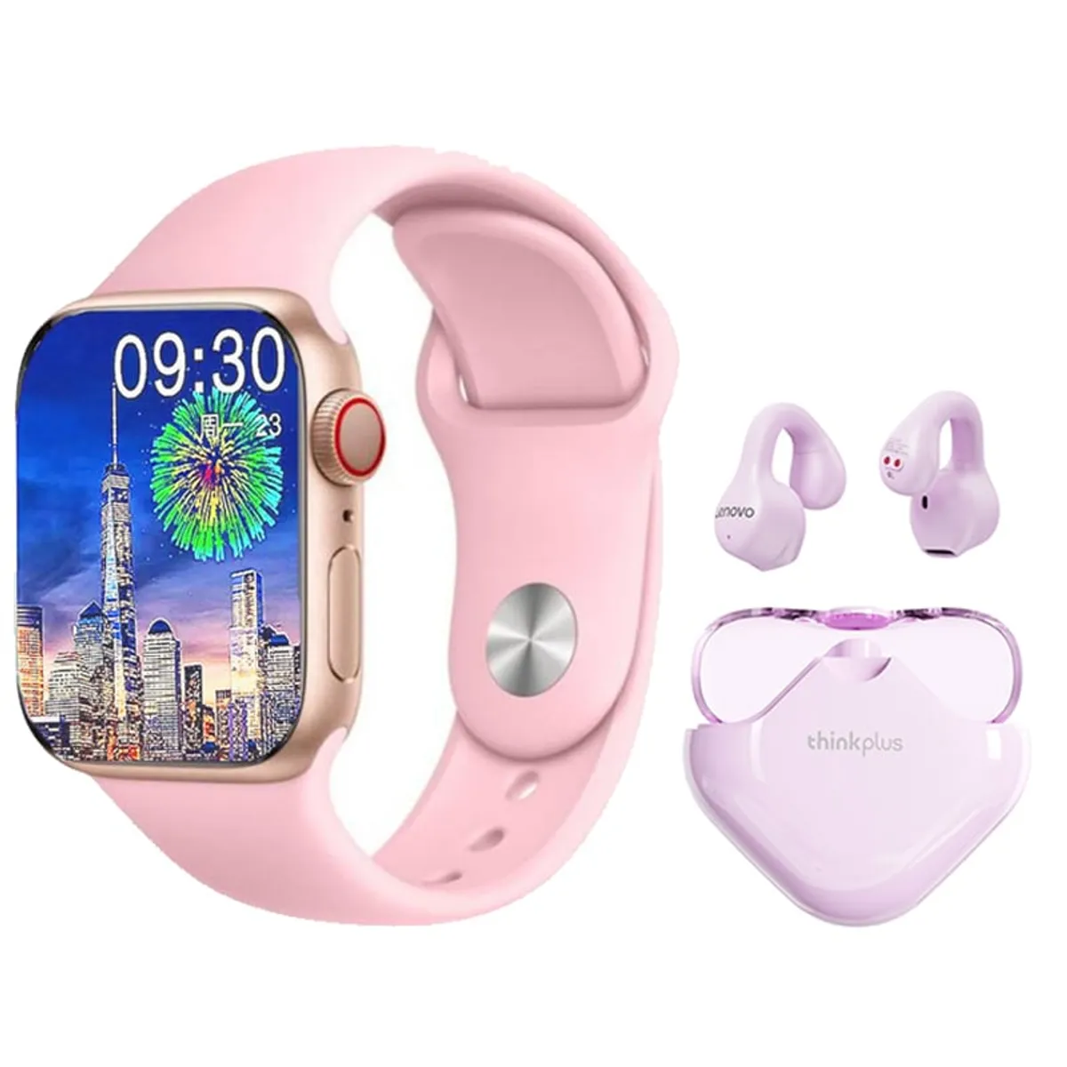 LENOVO - Lenovo XT61 De Audífonos y Toumi Watch S9 Pro Max Reloj inteligente