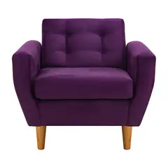 BODEVIR - Sofa Bote 1C Felpa 04 Morado