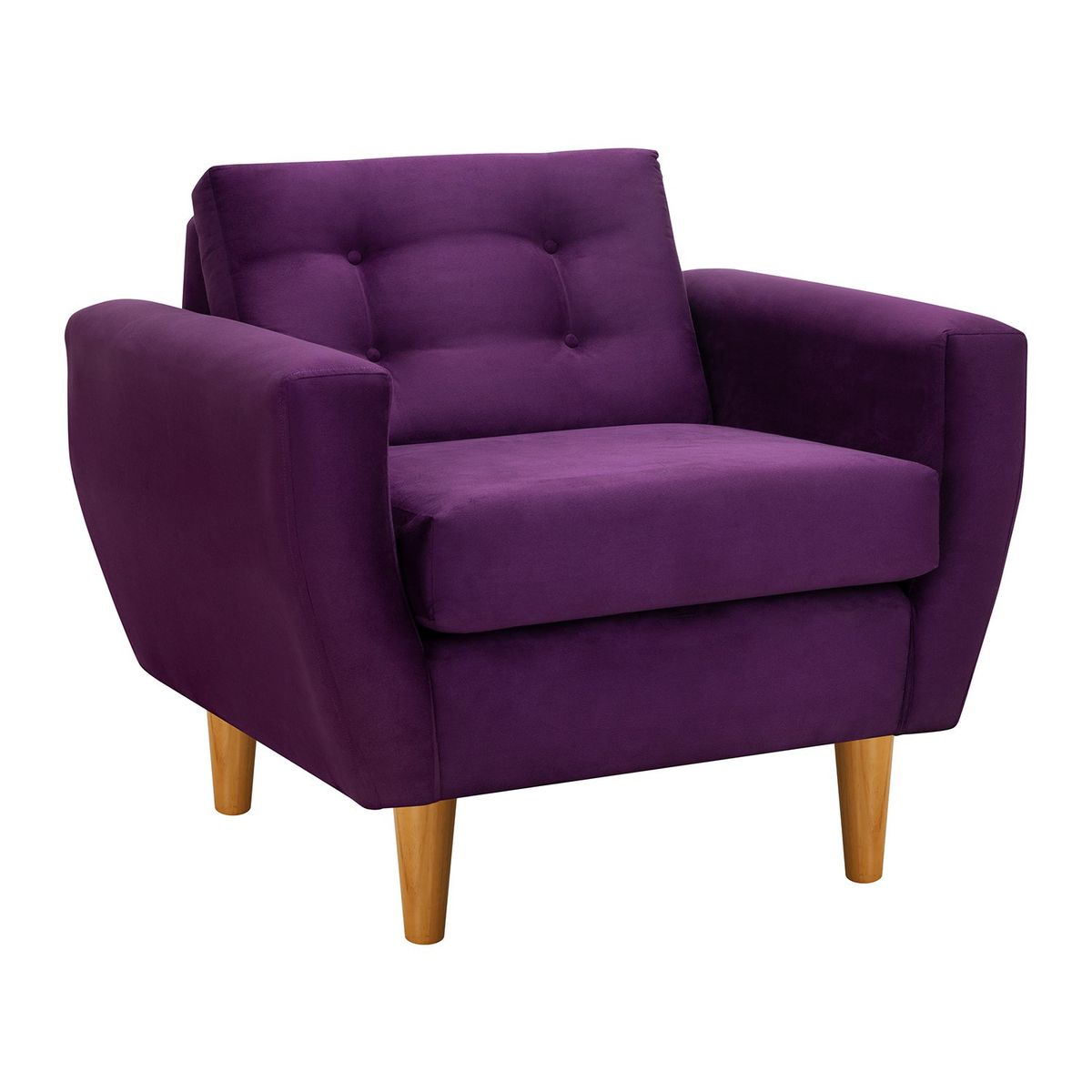 BODEVIR - Sofa Bote 1C Felpa 04 Morado